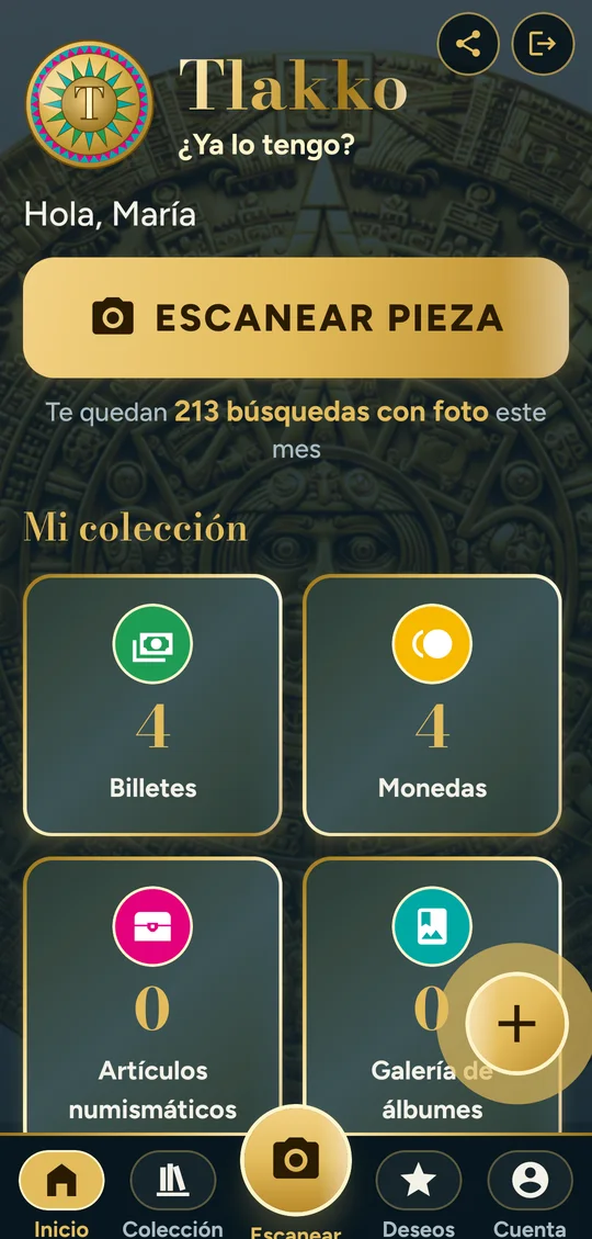 Inicio con el resumen de la colección