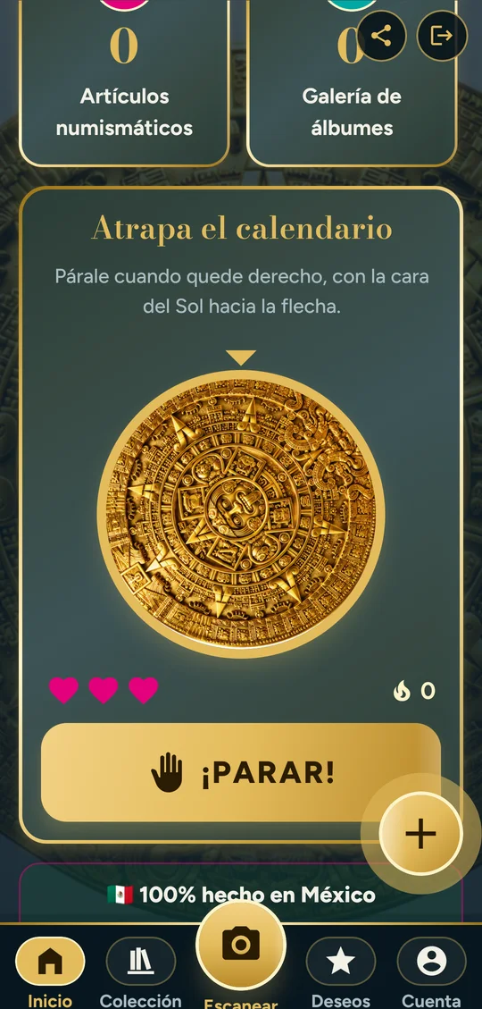 Juego Atrapa el calendario